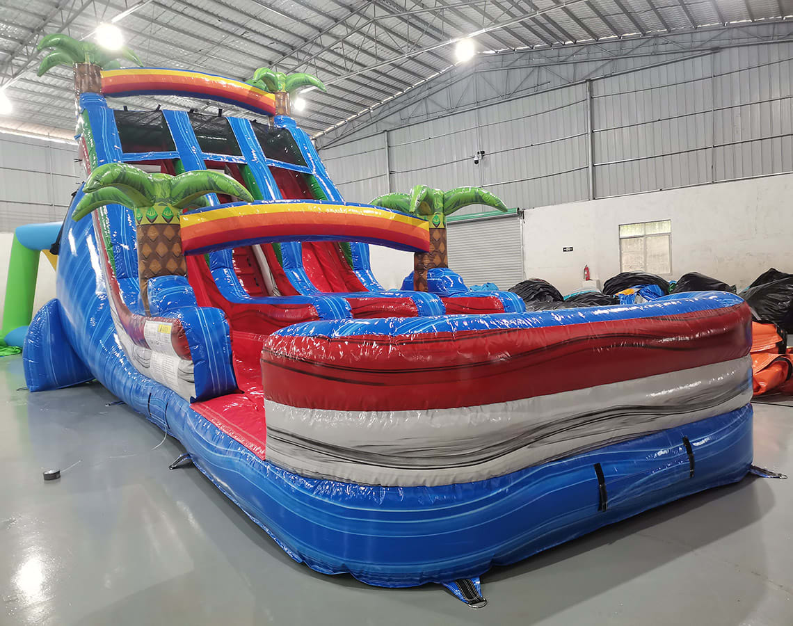 19' Baja Splash Dual Lane Water Slide