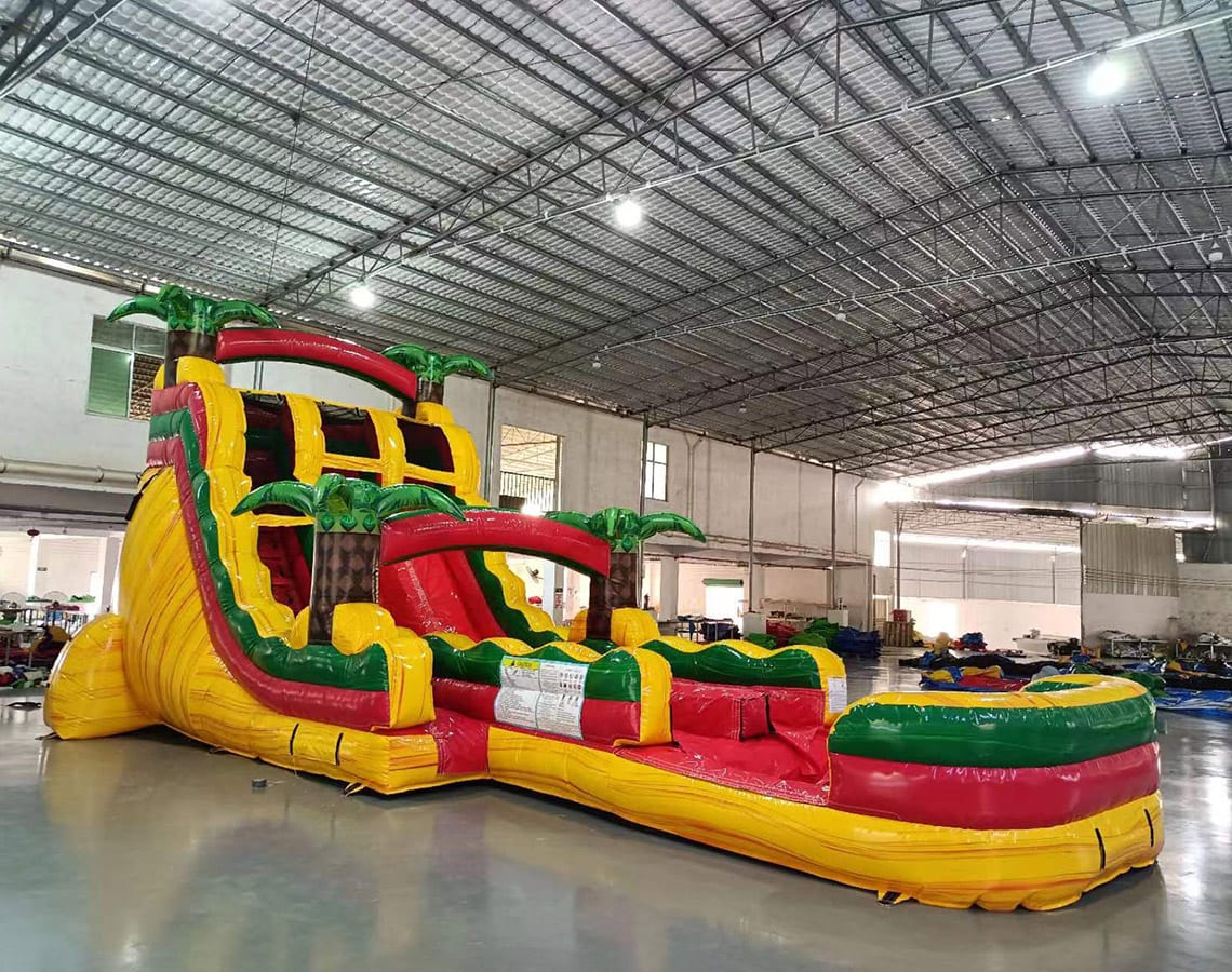 20' Rasta Rush Double Lane Water Slide