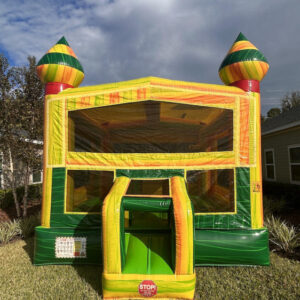 Green Fiesta Bounce house 14x14